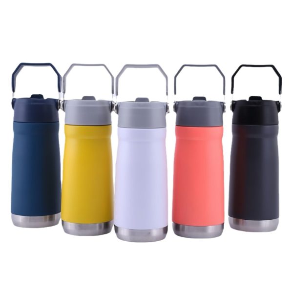 Garrafa Térmica Portátil 650ml Aço Inox