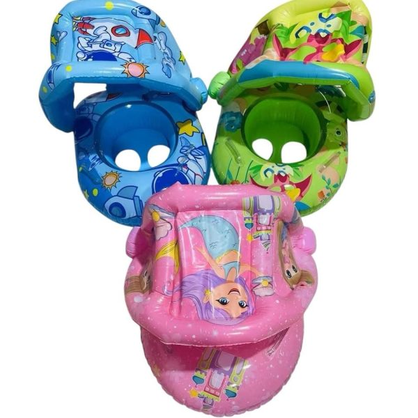 Boia Infantil P/ Bebê Com Assento Bote 65cm