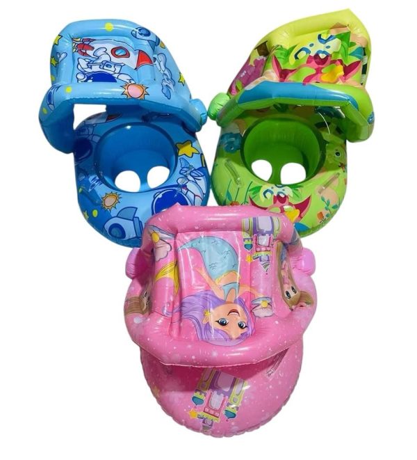 Boia Infantil P/ Bebê Com Assento Bote 65cm
