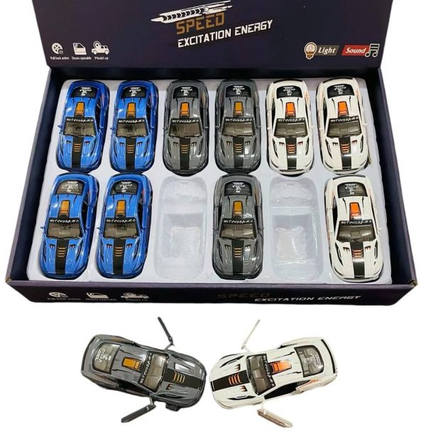 Brinquedo de carrinho de metal alloy com frição presente da criança coleção