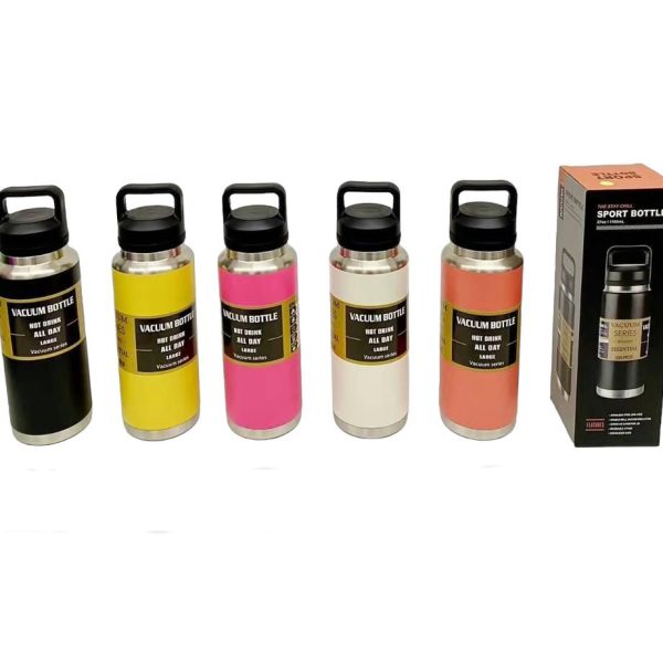 GARRAFA TERMICA SQUEEZE 1100ML ALUMÍNIO ÁGUA ACADEMIA TAMPA