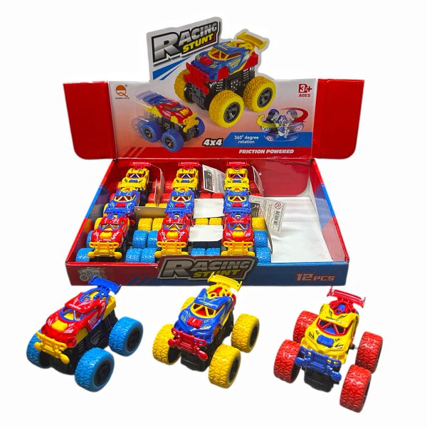Carrinho de Fricção 4×4 Monster Colorido