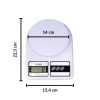 Balança de precisão para cozinha - 10Kg - Com pilhas - Digital - Imagem 4