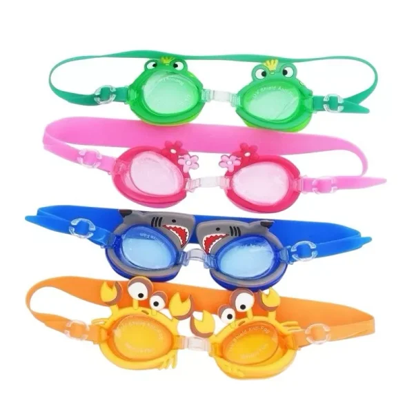 Óculos De Natação Infantil Em Silicone Para Mergulho Sortidos
